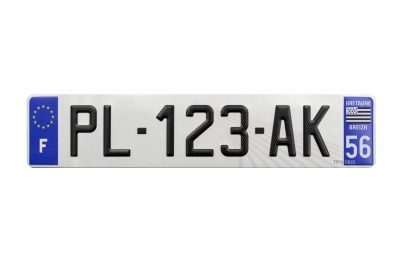 Plaque Immatriculation Auto
