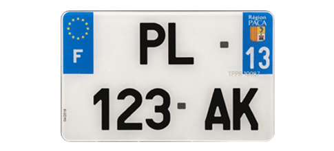 Nouvelle dimension pour les plaques motos