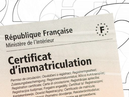 Comprendre les rubriques du certificat d'immatriculation