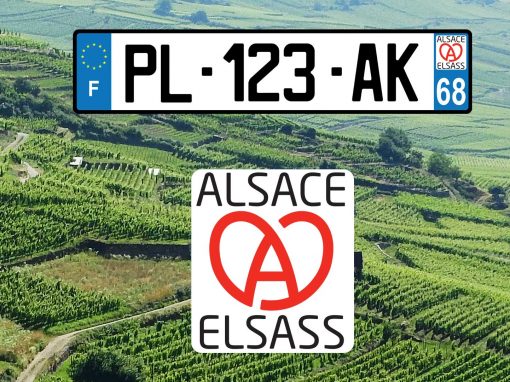 Nouveau logo Alsace pour plaque d'immatriculation