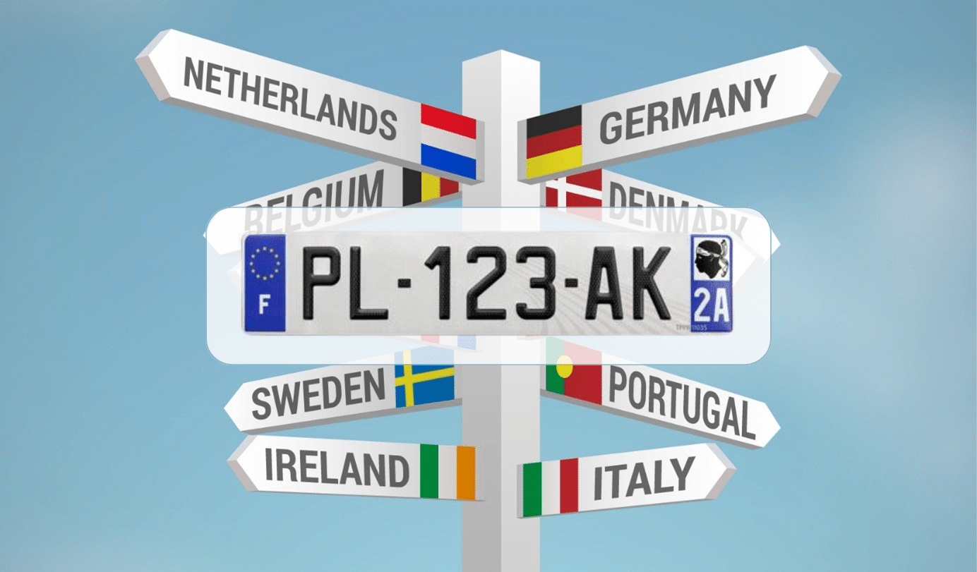 Évolutions des plaques d'immatriculation en Europe
