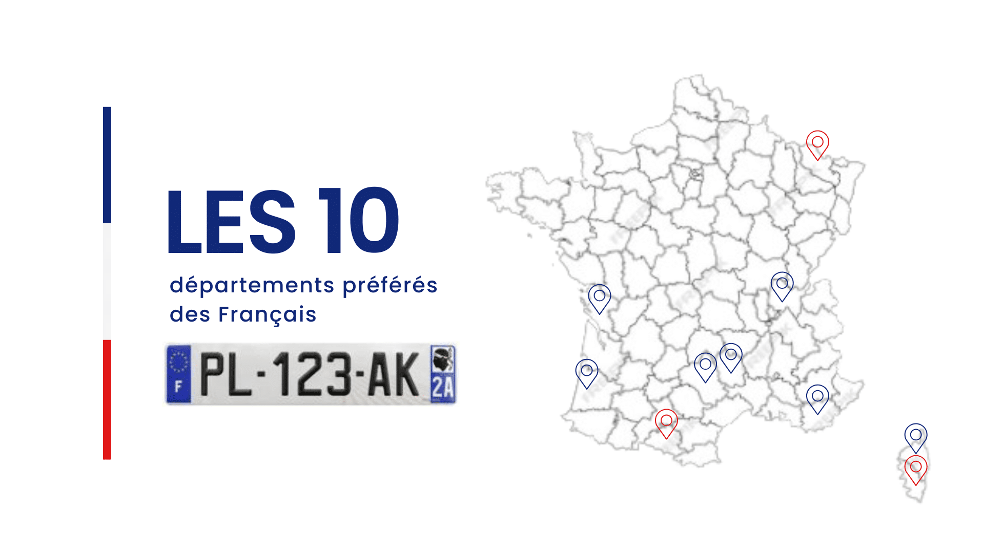 Plaques d’immatriculation : Les départements préférés des Français… et l’essor des plaques écoresponsables !
