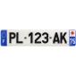 Plaque immatriculation auto plexi pas cher